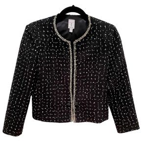 Black Tweed Jacket - image 1